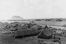 View Of The Airstrip Old Photo