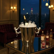 Vintage Leopard Nickel Plated