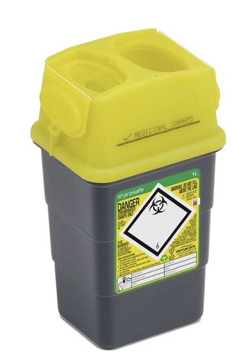 Sharpsafe bin container - bin,