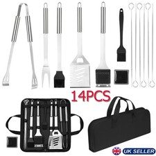 14Pcs Stainless Steel BBQ