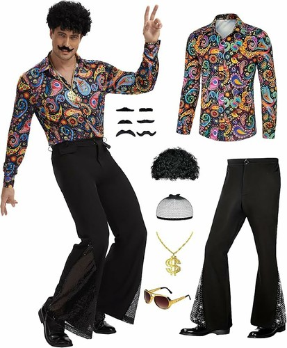 Men disco costume 1970s - men's,