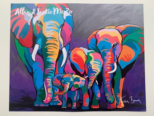 Steven brown signed art - steven,