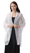 Central Chic Large Pashmina Shawl Stole Scarf Silky Shimmer Evening Formal