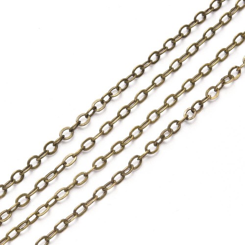 Brass cable chain - brass,