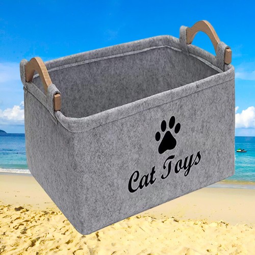 Cat toy box - storage, organizer