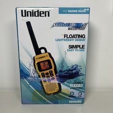 Uniden MHS050 Hand Held VHF Marine Radio - Waterproof / Floating - New Unused