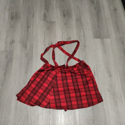 Ladies new tartan print skirt - new,