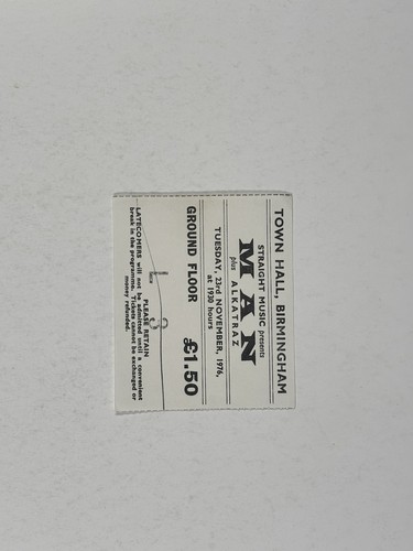 Man concert ticket original - man,