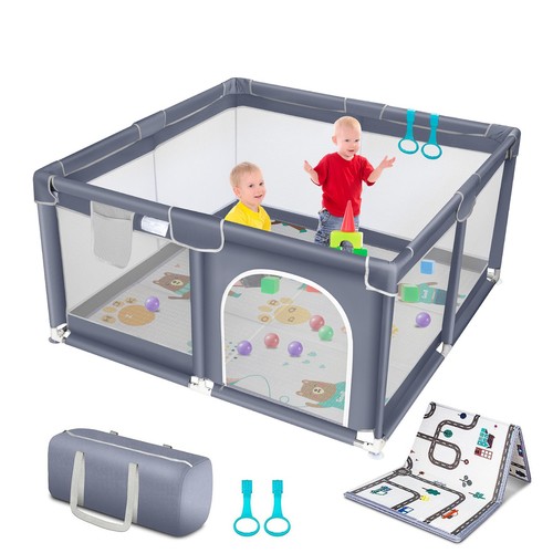 Portable baby playpen - playpen, gate