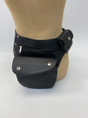 Forage black leather belt - forage,
