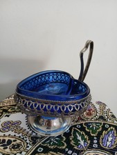 Vintage Cobalt Blue Heart