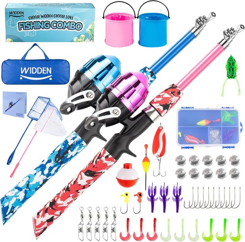 Kids fishing pole - pole,, portable