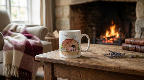 Welcome the pig sty ceramic - welcome,