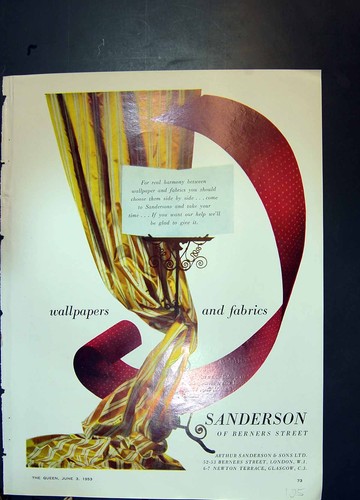 Antique print sanderson - print,