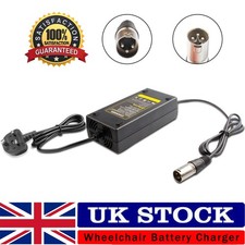 24V 2A 3 PIN XLR Smart Battery Charger for Mobility Scooter Wheelchair Lead Acid