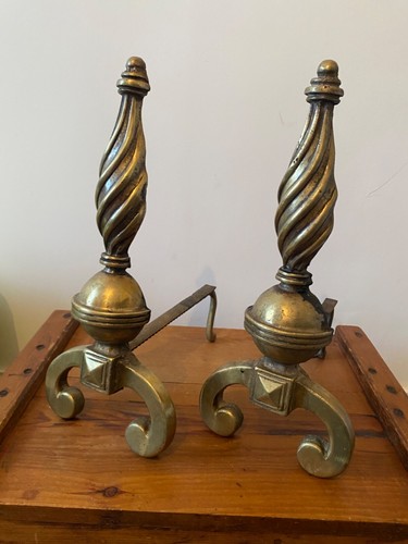 Huge 19th brass fireplace - 19th,