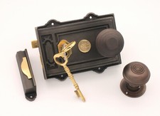 Victorian Davenport Rim Lock