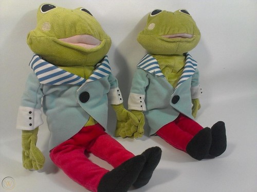 Soft cuddly toy frog - frog,