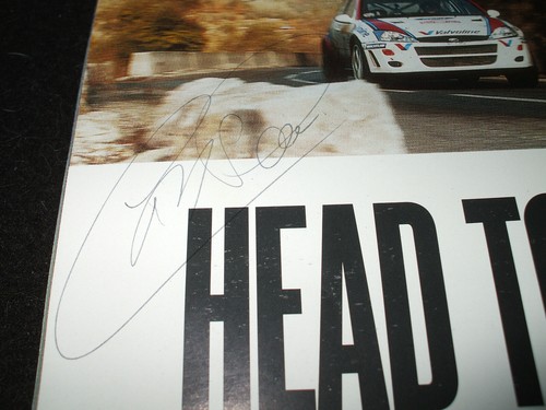 Colin mcrae genuine signed - mcrae,