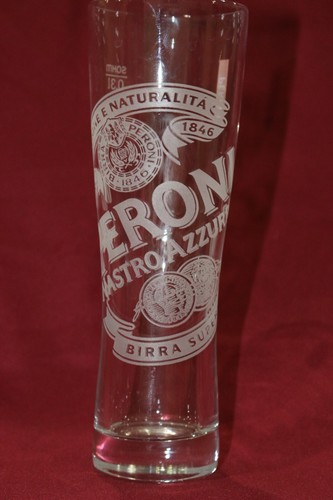 Peroni italian pint glass - italian,