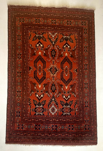 Large antique traditional rug - antique,