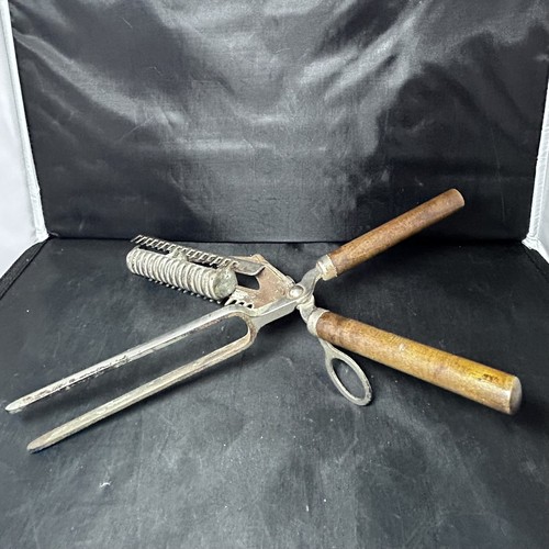 Antique 1920 hair irons - hair,