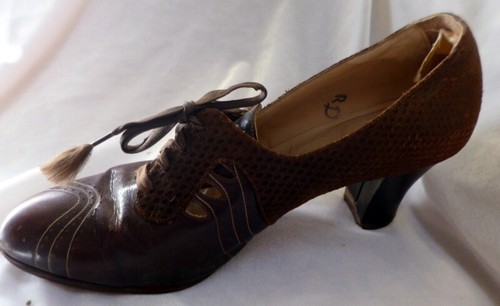 Vintage 1910s 1920s brown - vintage,