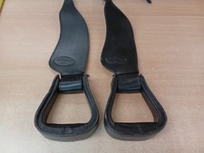 Trekker Western Fenders & Stirrups Black Leather (HAP)