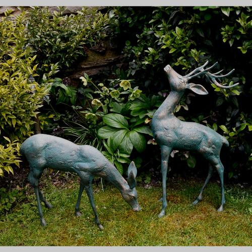 Supberb small pair deer - supberb, deer"