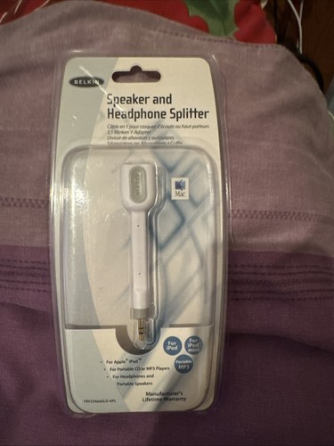 Speaker and headphone - and, splitter