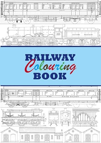 Railway colouring book - colouring, ian