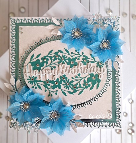 Handmade luxury blue - luxury, white