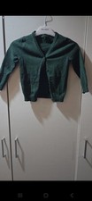 Girls Green School Cardigan