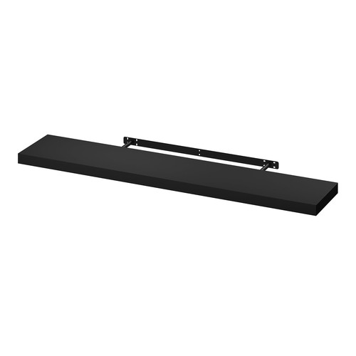 Floating shelf black wooden - shelf,