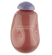 Murano 26cm Murano Art Glass Knobbly Retro Pop Art Design Bottle Jar & Stopper