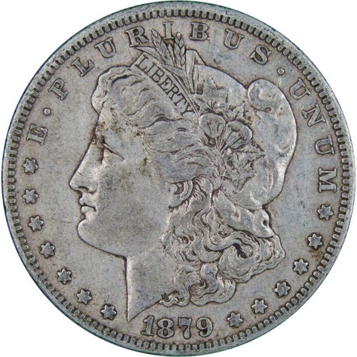 1879 morgan silver dollar vf - s,