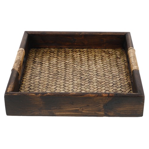 Thai rattan storage tray - rattan,