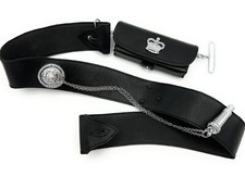 Cross Belt Black Leather