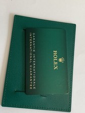 warranty card 116400 Milgauss