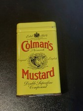 Vintage Colman's English Dry Mustard Tin  2 oz