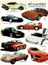 EXOTIC kit car range (Ferrari