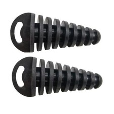 Exhaust Bung Wash Plugs Black