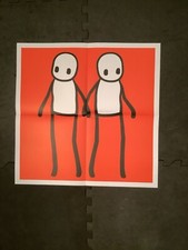 STIK Holding Hands Print Red