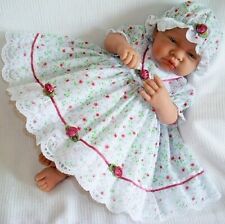 Dolly Togs Lacy Frilly Dress Mop Fit 3-5lb Prem Baby +17-18" Reborn Dolls 1381