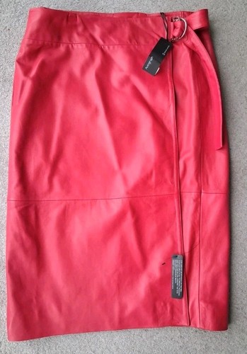 And real leather red midi - m,
