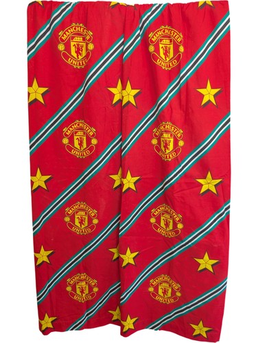 Manchester united curtains red - united,