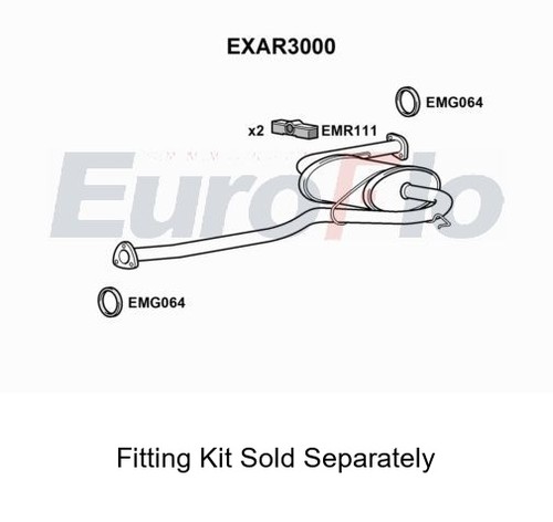 Rear muffler silencer insert - muffler,