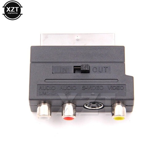 Pin scart rca s video - scart, s-video