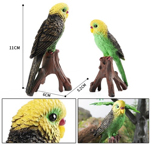 Exquisite budgie ornament with - ornament,