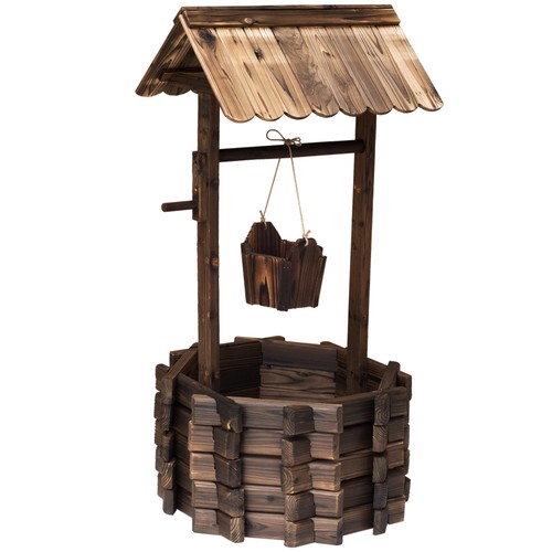 Outsunny wishing well planter - outsunny,